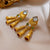 Medieval Tassel Geometric Alloy Electroplating Earrings