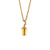 Minimalist Fashion Cola Geometric Stainless Steel 18K Gold Plated Necklaces