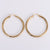 Women Punk Circle Geometric Stainless Steel Polishing Earrings