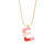 Fashion Letter Letter Text Number Stainless Steel Oil Dripping Necklaces