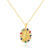 Heart Heart Zircon Diamond Inlay Necklaces