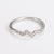 Casual Women Stripe Stainless Steel Electroplating Rings