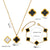 Moderate Luxury Quadrilateral Geometric Heart Titanium Steel 18K Gold Plated Necklaces