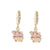 Cute Dolphin Crab Goldfishi Animal Chinese Zodiac Animal Zircon Diamond Inlay Stud Earrings