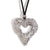 Fashion Heart Stainless Steel Electroplating Necklaces