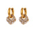 Fashion Quadrilateral Geometric Stainless Steel 18K Gold Plated Earrings