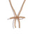 Fashion Bowknot Geometric Stainless Steel Electroplating Necklaces