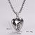 Minimalist Heart Geometric Heart Stainless Steel Polishing Pendants