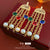 Medieval Tassel Geometric Alloy Electroplating Earrings