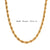 Fashion Stripe Geometric Stainless Steel 18K Gold Plated Necklaces