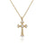 Unisex Cross Cross Copper Necklaces