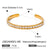 IG Style Circle Stainless Steel Electroplating Bangles