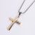 Expressive Cross Stainless Steel Electroplating Pendants