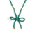 Fashion Bowknot Stainless Steel Electroplating Necklaces