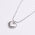 Natural Women Geometric Metal Rainbow Cattle Heart Stainless Steel Pendants