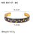 IG Style Circle Irregular Asymmetrical Stainless Steel Electroplating Bangles