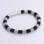 Cute & Edgy Men Irregular Rhombus Titanium Steel Electroplating Bracelets