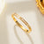 Titanium Steel 18K Gold Plated Bangles