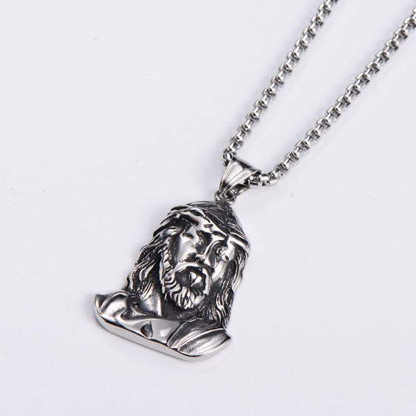 Men Metal Retro Vintage Stainless Steel Pendants