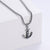 Unisex Minimalist Metal Retro Vintage Stainless Steel Polishing Pendants