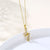 Women Minimalist Geometric Metal Celestial Stainless Steel Electroplating Necklaces