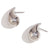 Fashion Circle Droplet Stainless Steel 18K Gold Plated Earrings