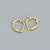 925 Sterling Silver Korean Heart Heart Silver Electroplating Stud Earrings