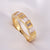 Minimalist Women Heart Geometric Zircon Zircon Inlay Rings