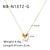 IG Style Heart Geometric Stainless Steel Electroplating Necklaces