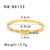 IG Style Zircon Heart Bowknot Stainless Steel Electroplating Bangles