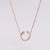 IG Style Bowknot Stainless Steel Electroplating Necklaces