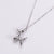 Women Korean Metal Chain Zodiac Sign Stainless Steel Electroplating Pendants