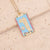 Retro Unisex Vintage Metal Geometric Copper Oil Dripping Pendants