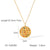 IG Style Octagram Pentagram Chain Geometric Stainless Steel Titanium Steel Electroplating Necklaces