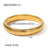 Women IG Style Circle Geometric Stainless Steel 18K Gold Plated Bracelets