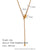 Fashion Round Geometric Stainless Steel 18K Gold Plated Necklaces