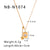 IG Style Square Heart Heart Geometric Stainless Steel Electroplating Necklaces