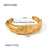 Exotic Dreamcathcer Stainless Steel 18K Gold Plated Bangles