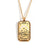 Fashion Quadrilateral Geometric Stainless Steel 18K Gold Plated Necklaces