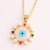 Women Butterfly Butterfly Zircon Diamond Inlay Necklaces