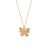 Fashion Ellipse Quadrilateral Round Geometric Stainless Steel 18K Gold Plated Necklaces