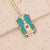 Retro Unisex Vintage Metal Geometric Copper Oil Dripping Pendants