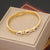 Expressive Eye Stainless Steel Electroplating Bangles