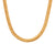 Fashion Stripe Geometric Stainless Steel 18K Gold Plated Necklaces