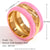 Fashion Circle Geometric Stainless Steel 18K Gold Plated Earrings