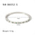 IG Style Checkered Stainless Steel Electroplating Bangles