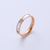 Natural Women Metal Shell Diamond Crown Titanium Steel Polishing Rings