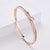 IG Style Women Metal Diamond Metal Hollow Bangles