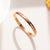 Titanium Steel 18K Gold Plated Bangles