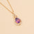 Women Minimalist Retro Vintage Droplet Glass Necklaces